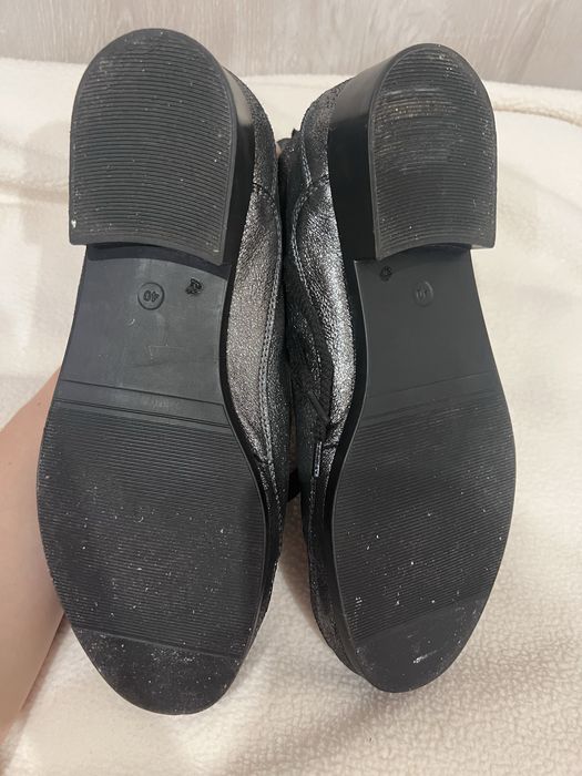 Осінні шкіряні чоботи 41-42р