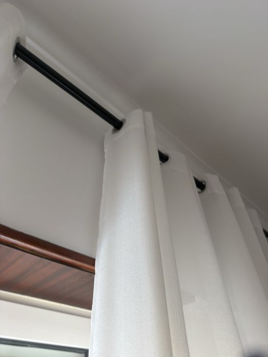 Conjujto varao+ 4 cortinas