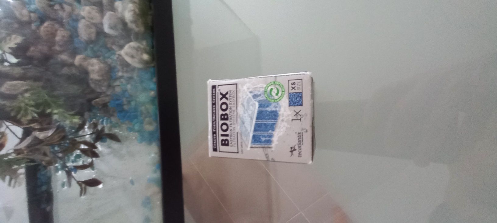Aquário e motor com oferta de filtro