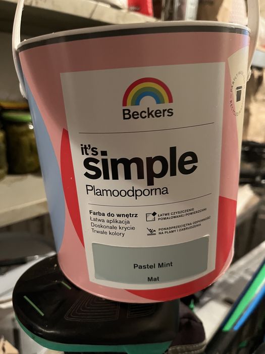 Beckers simple pastel mint