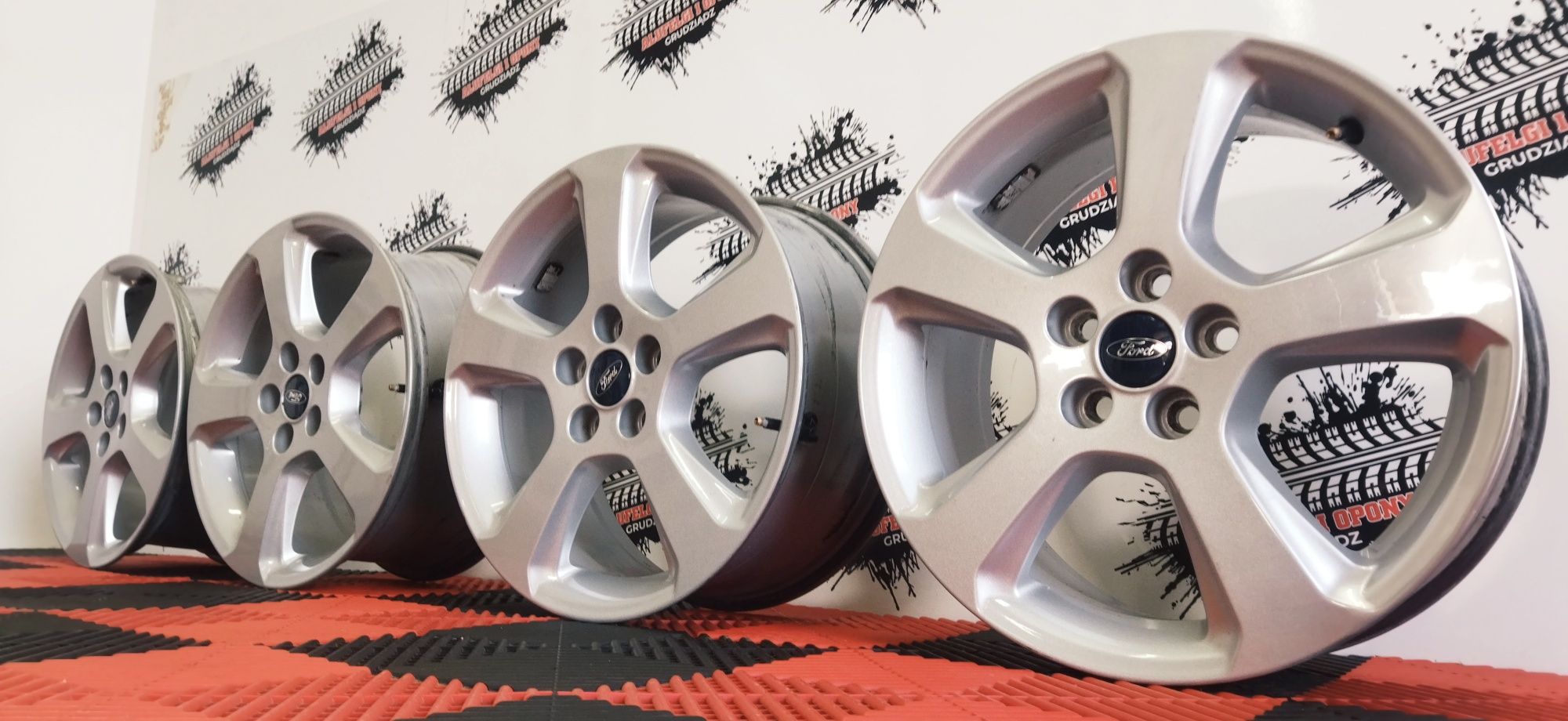 Alufelgi Ford OEM 17" 5x108 7.5Jx17H2 ET55 Kuga Focus Mondeo Czujniki