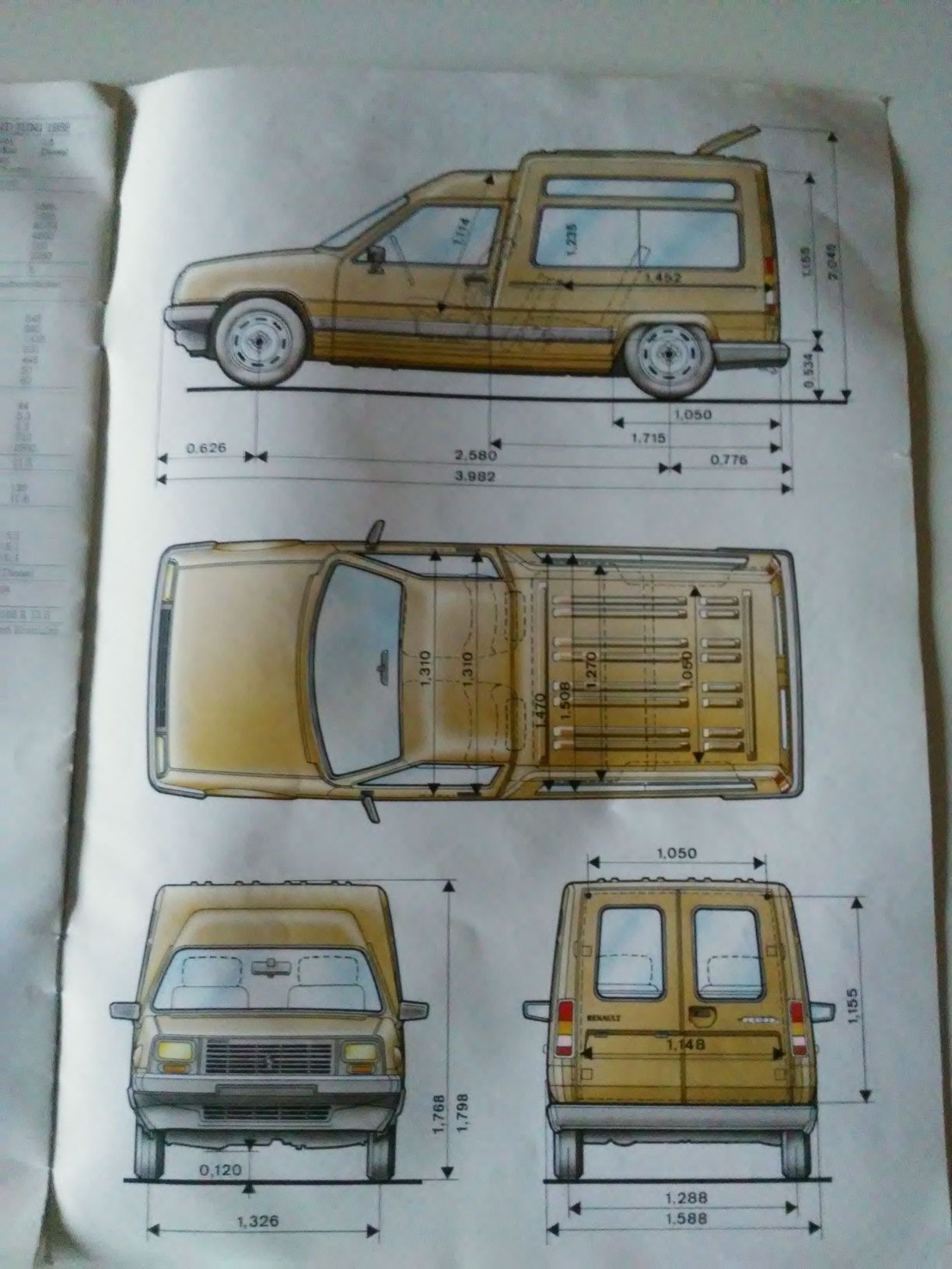 Prospekt samochodowy Renault Rapid Combi