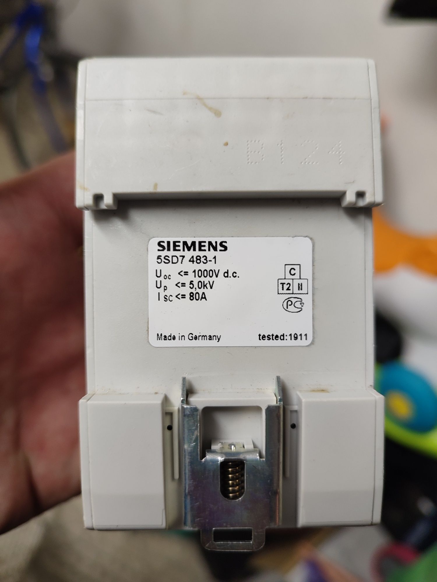 Обмежувач перенапруги Siemens 5SD7 483-1