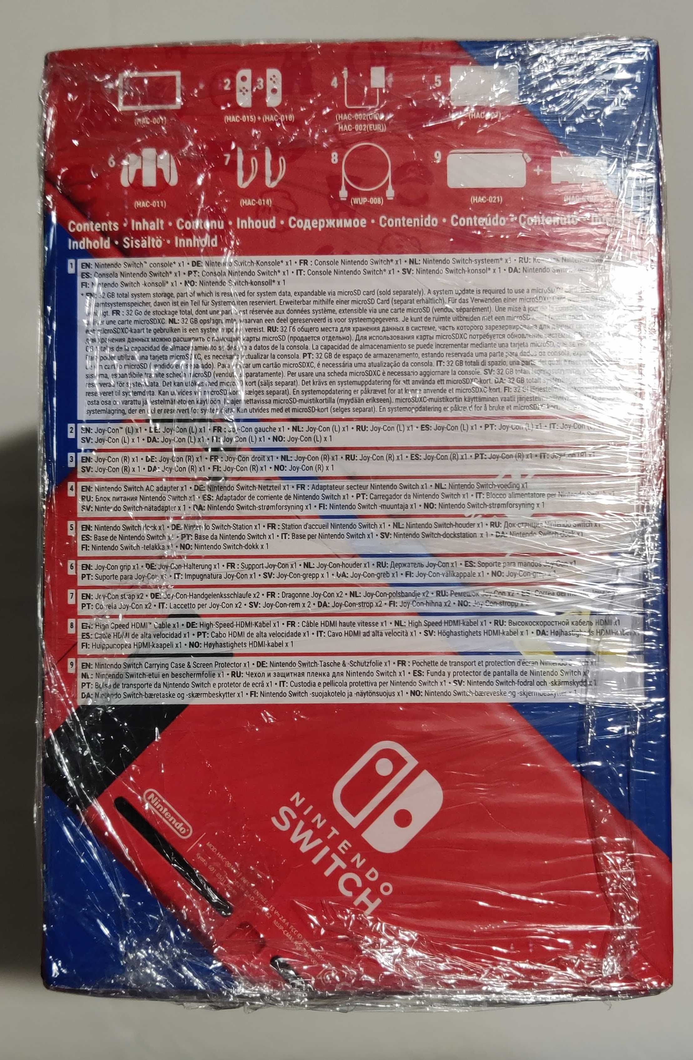 Nintendo Switch Mario Red & Blue Edition (RARA e DESCONTINUADA)