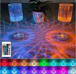 Lampka Projektor Kryształowa Diamentowa RGB Dotykowa RGB Lampa + Pilot