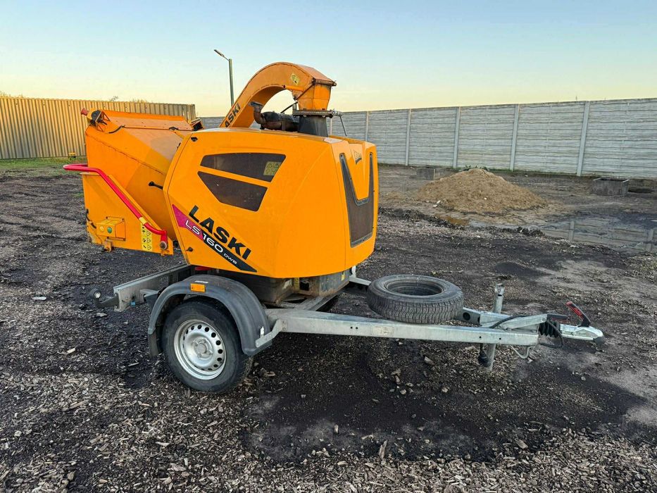 RĘBAK rozdrabniacz do gałęzi LASKI LS 160DWB obrotnica 1 rej. 10.2022r