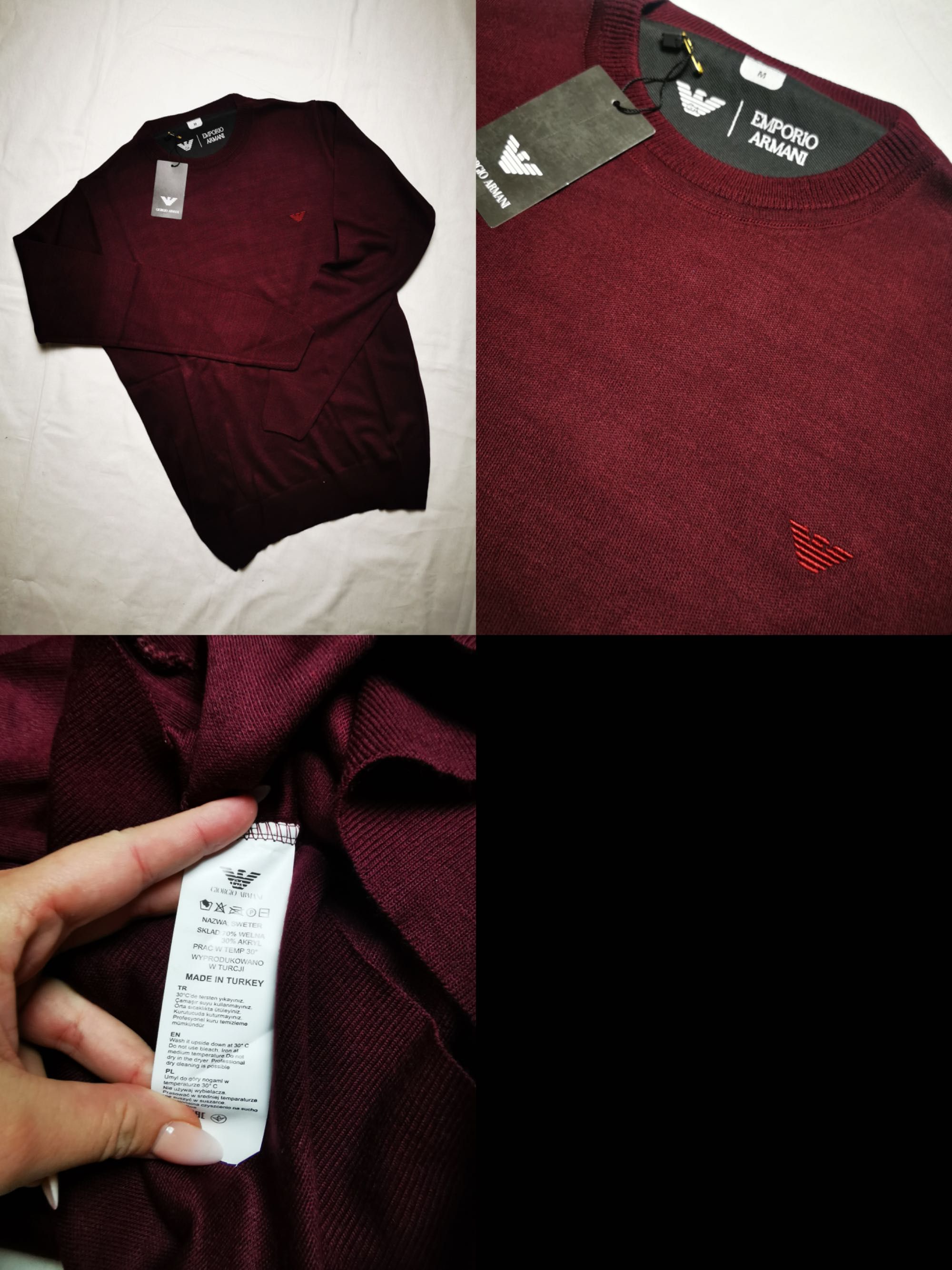 Sweter męski Armani LAcoste Ralph Lauren Polo
