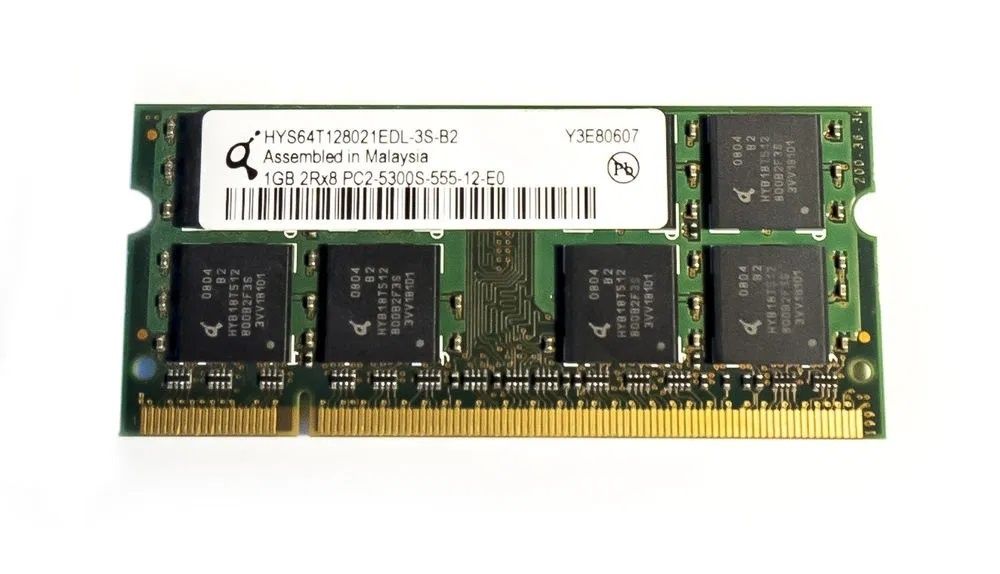 1GB Memória RAM DDR2 PC2-5300 SODIMM 667MHz +Envio GRÁTIS