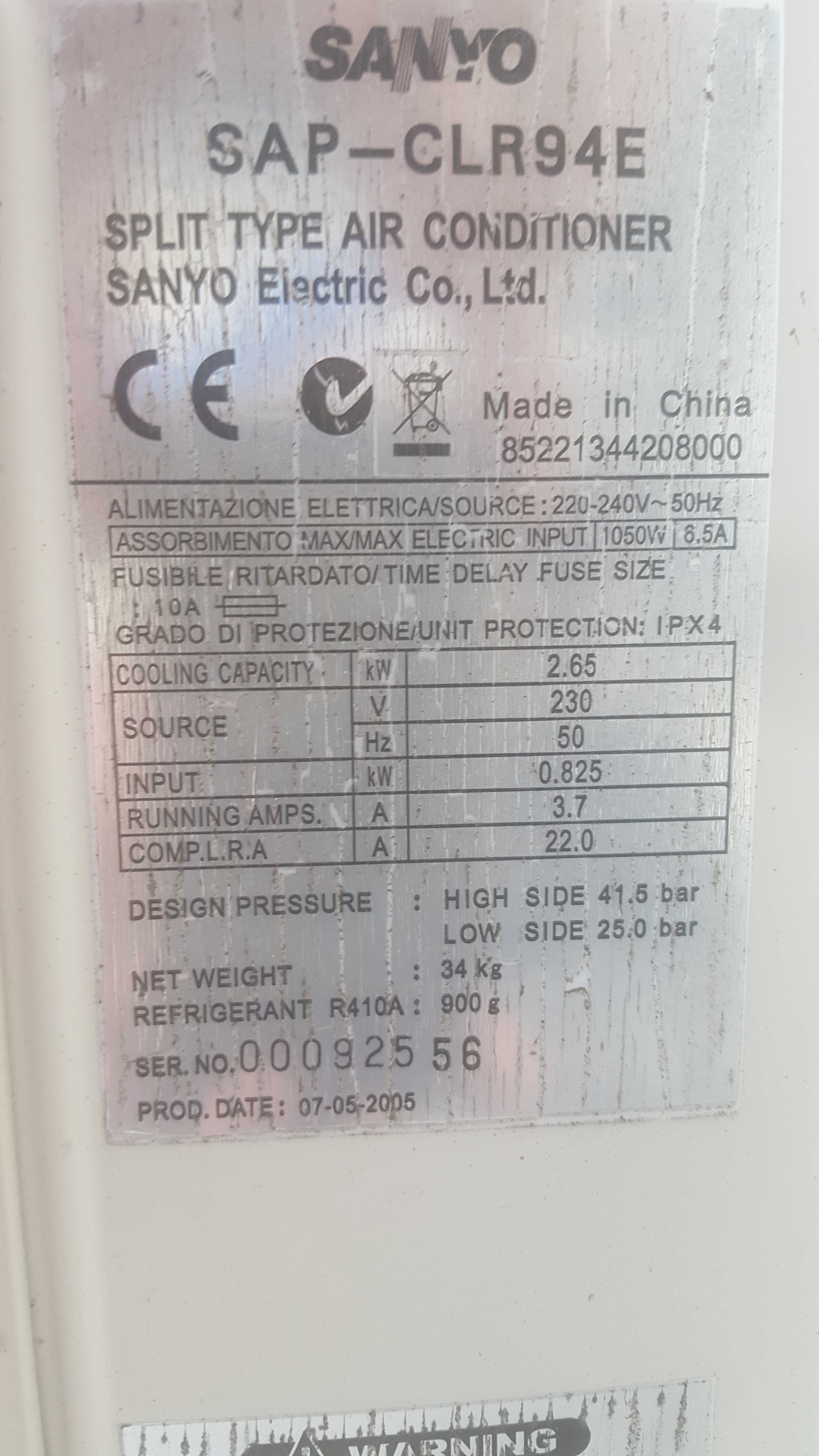 klimatyzacja sanyo