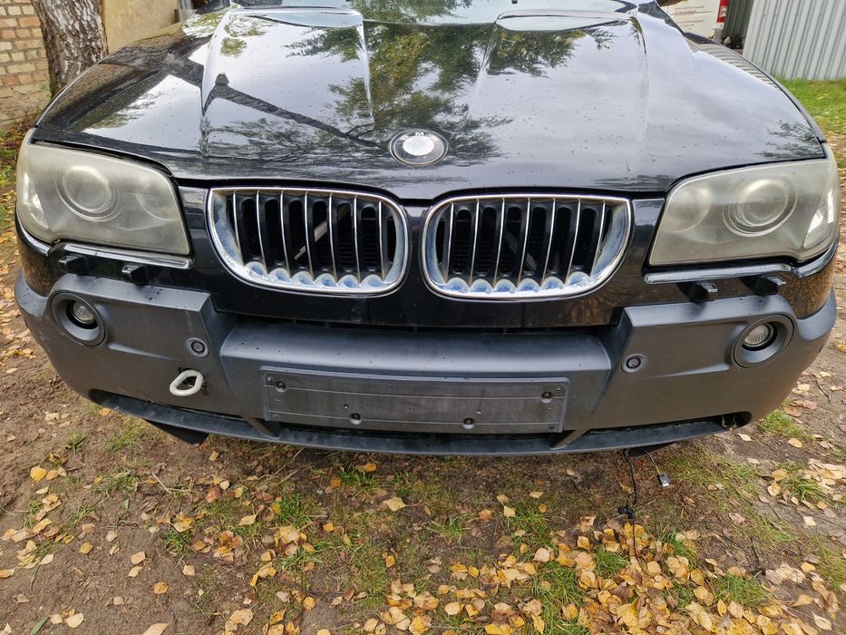 Zderzak przód Black sapphire metallic Bmw x3 e83 przed lift 475/9