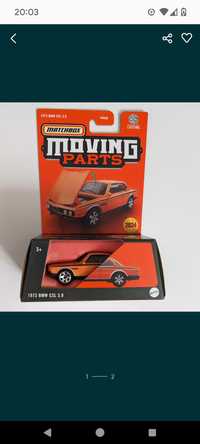 1973 BMW CSL 3.0 Moving Parts Matchbox. Kolekcja 2024 r