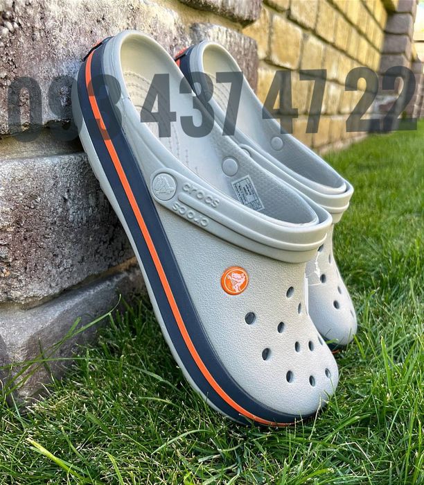 Чоловічі Крокси Crocband Army Green,Grey, Black, Navy, White