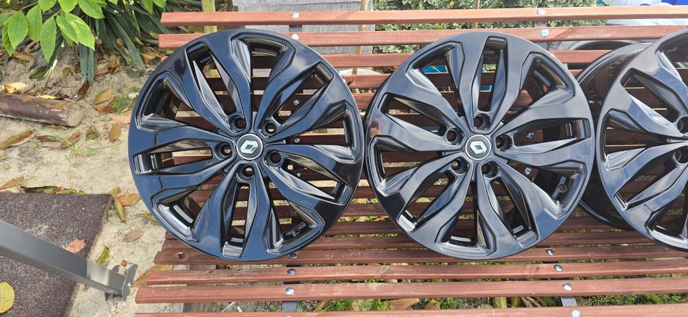 Felgi alu Megane Talisman czarne oryginał Renault 5x114.3 7.5J R18