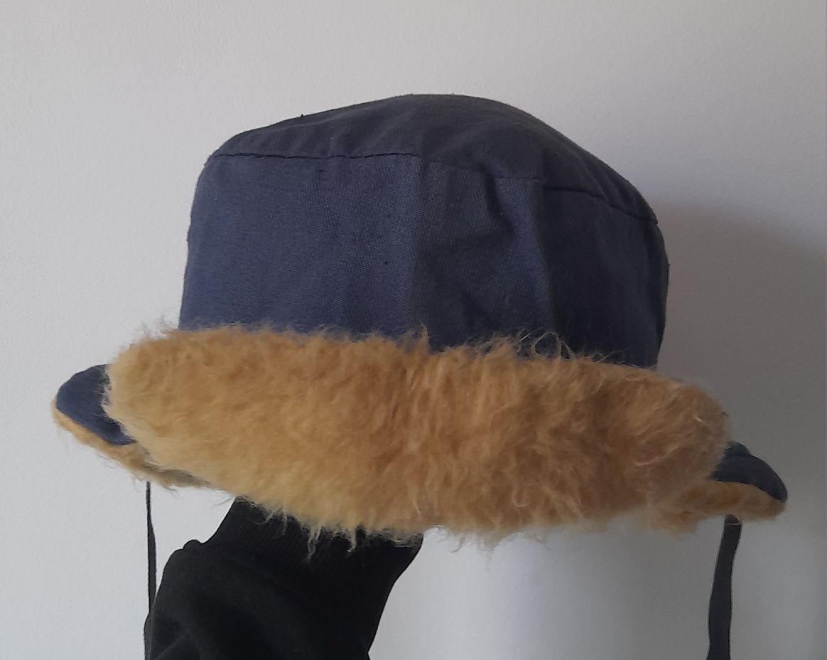 Czapka uszatka PRL