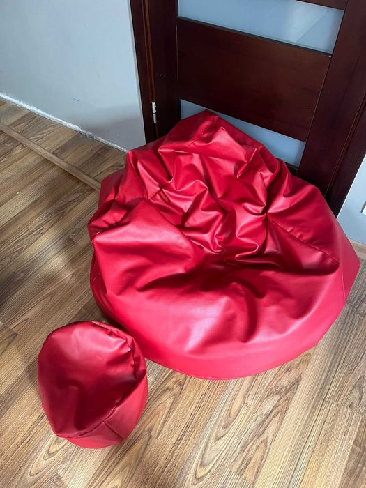 Pufa siedzisko plus podnóżek