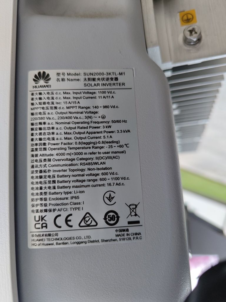Falownik hybrydowy Huawei SUN2000-3KTL-M1 3.3kW