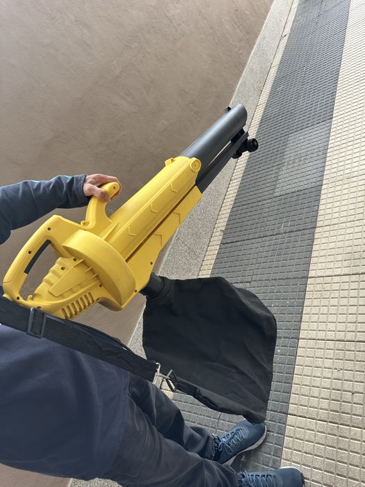 Aspirador e soprador de jardim