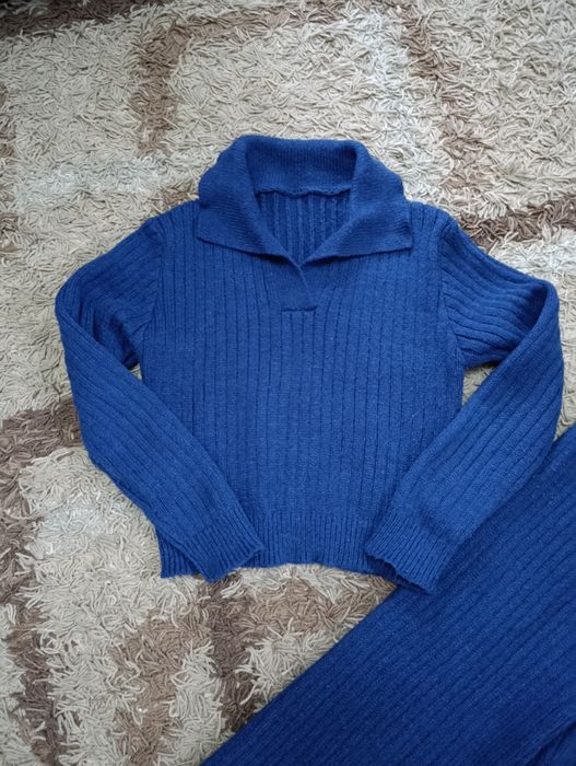 Костюм трикотажний синій