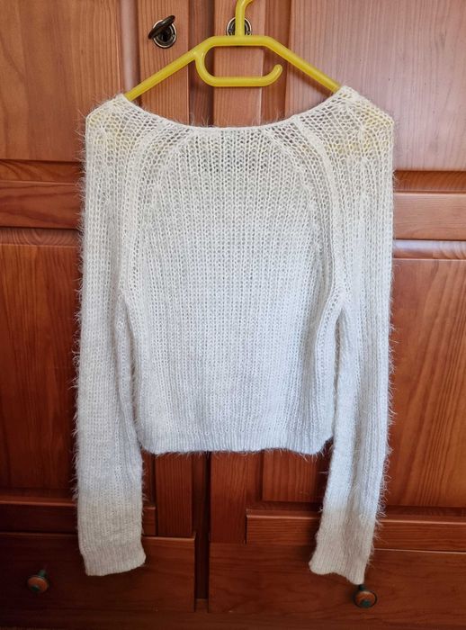 Camisola mais para o curta bege de malha H&M, tamanho XS