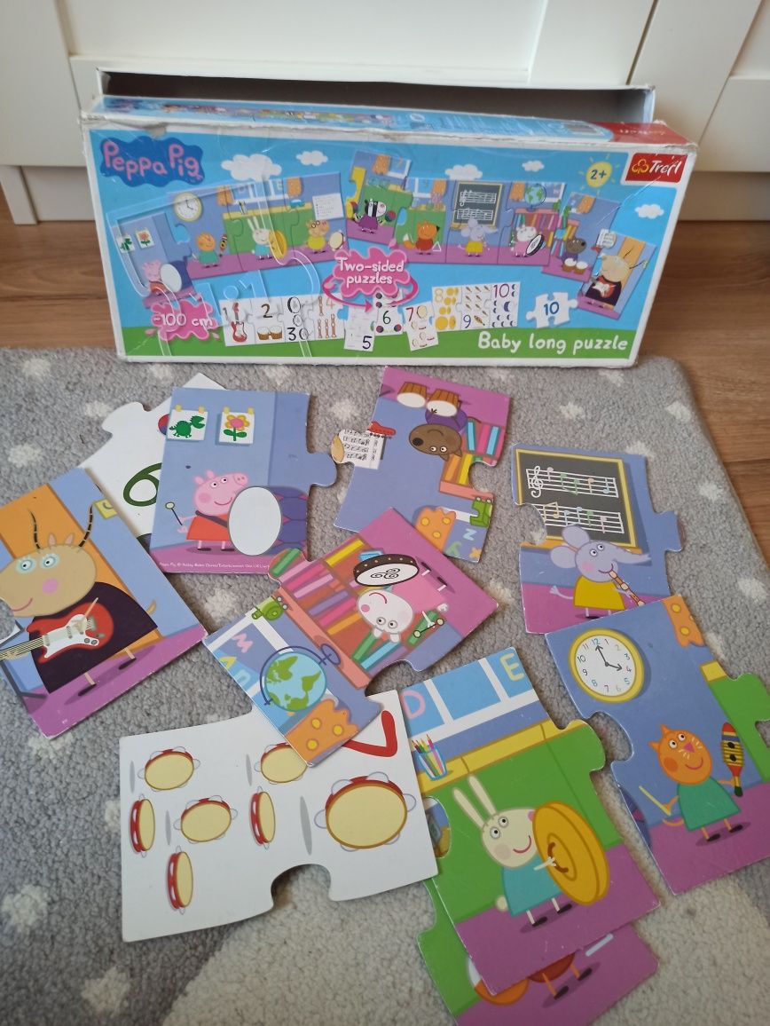 Memory i puzzle świnka Peppa, gra