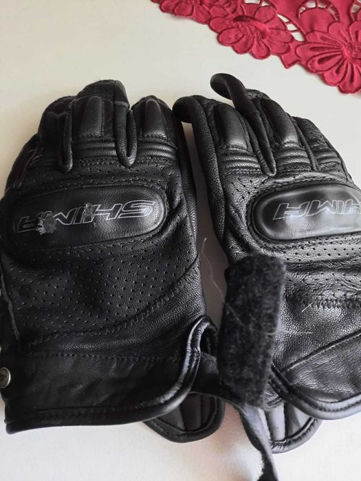 Мотоперчатки шкіряні Shima Caliber Black розмір L