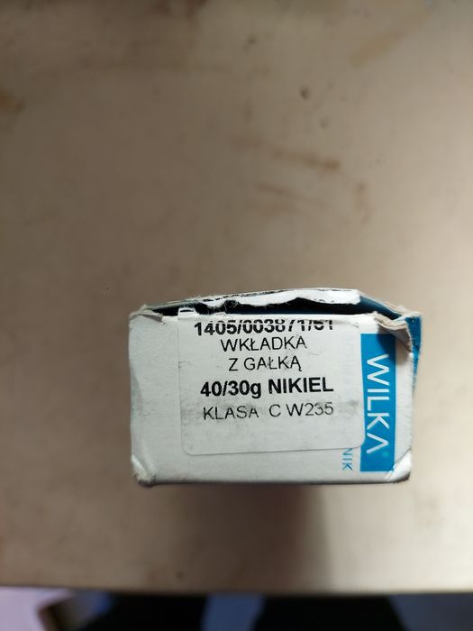 Wilka wkładka 40 30g nikiel klasa c