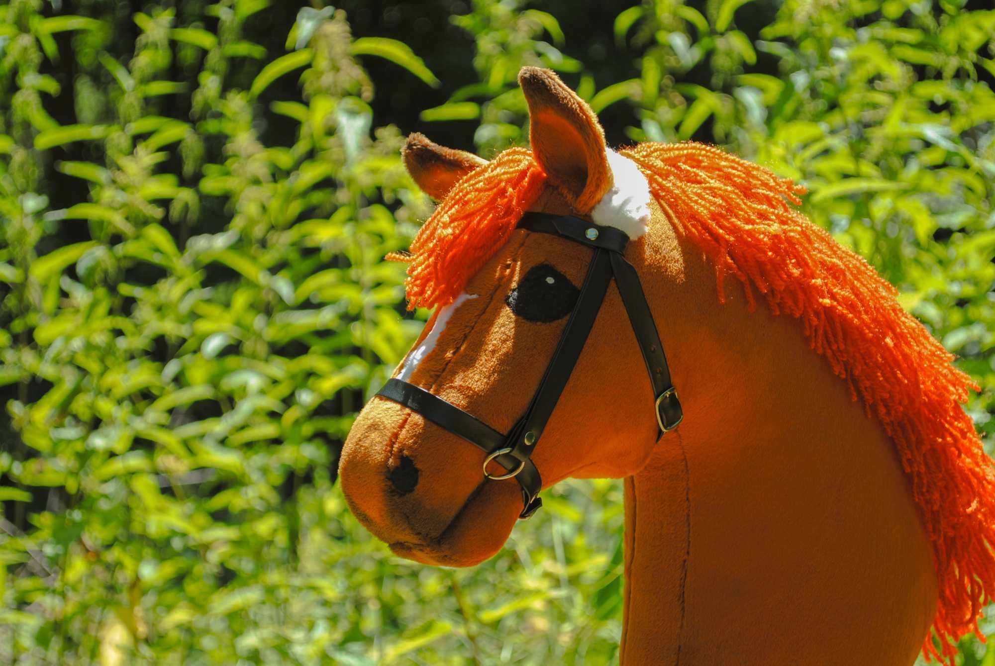 Ogłowie z wodzami Hobby Horse / Bridle with Reins – handmade, black