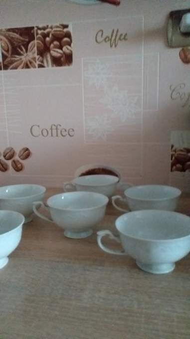 Białe filiżanki  Porcelana Chodzież
