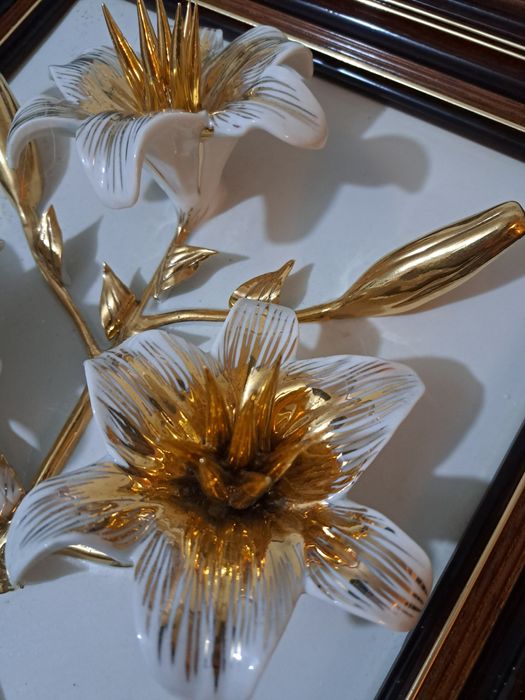 Espiga em alto relevo