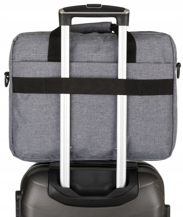 torba na laptopa z wytrzymałego poliestru - peterson