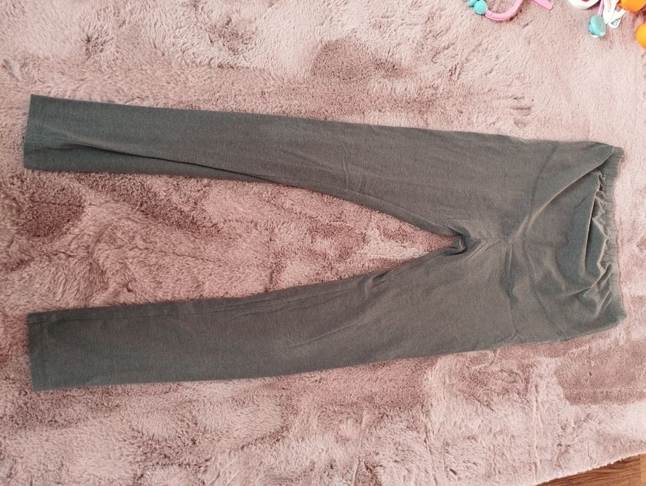 Spodnie ciążowe H&M granat plus leginsy