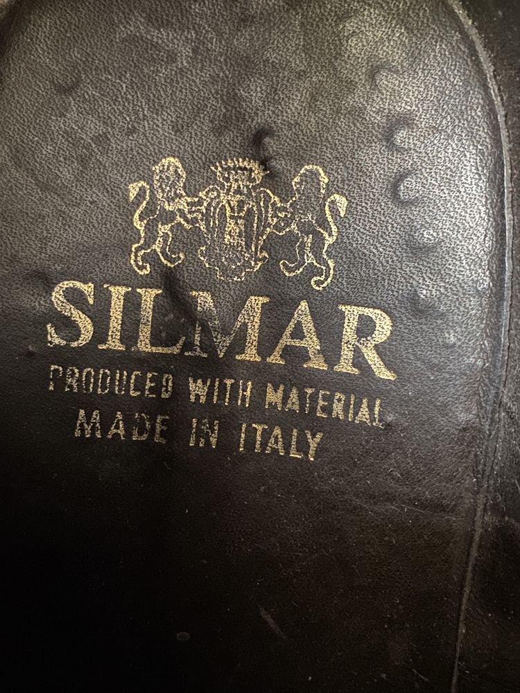 Чоловічі чоботи silmar, натуральна шкіра, виробництва італія, 41р