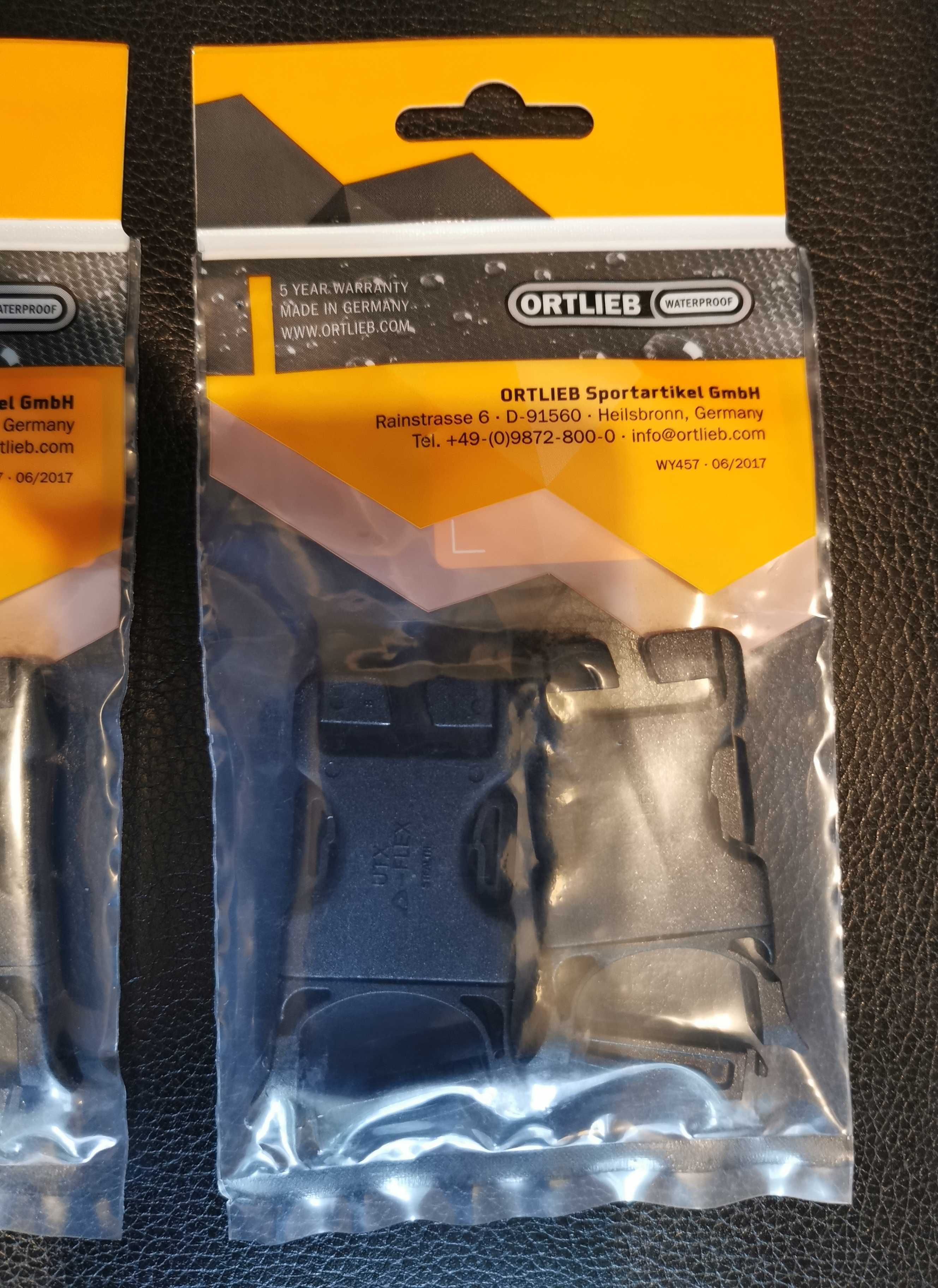 ORTLIEB 2 NOWE Klamry naprawcze zamienne Ortlieb Stealth 25mm Komplet