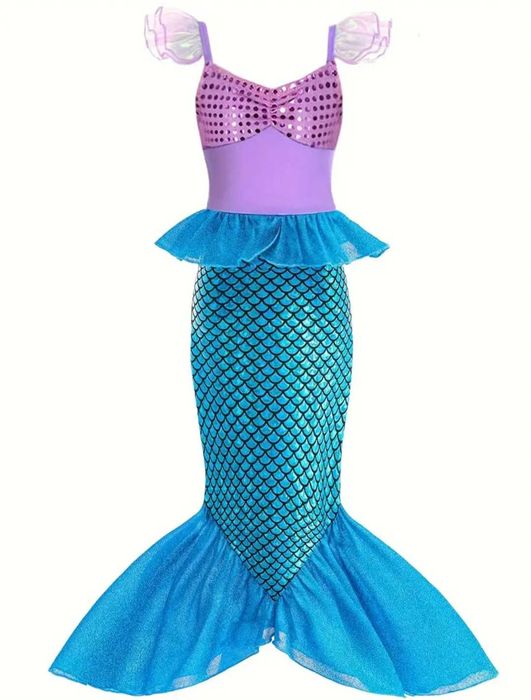 Nowy strój Syrenka Ariel, r. 116 bal przebranie