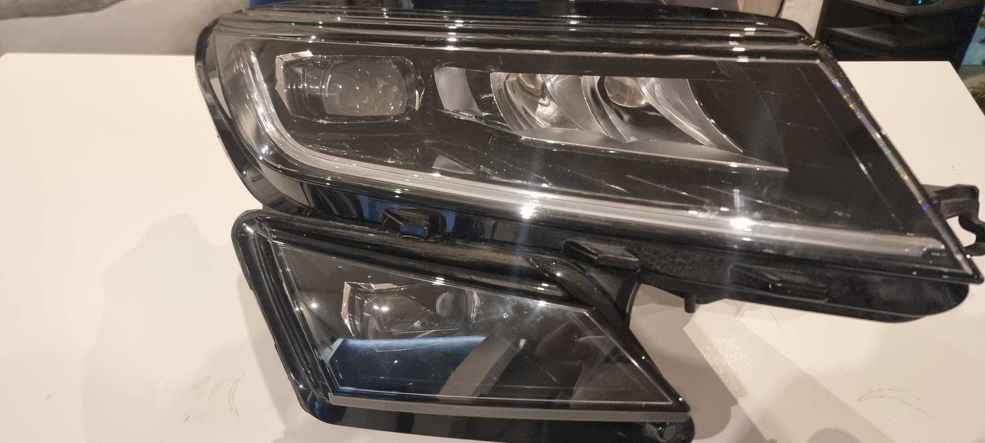 Reflektor Lampa prawa prawy FULL LED SKODA KODIAQ Super stan