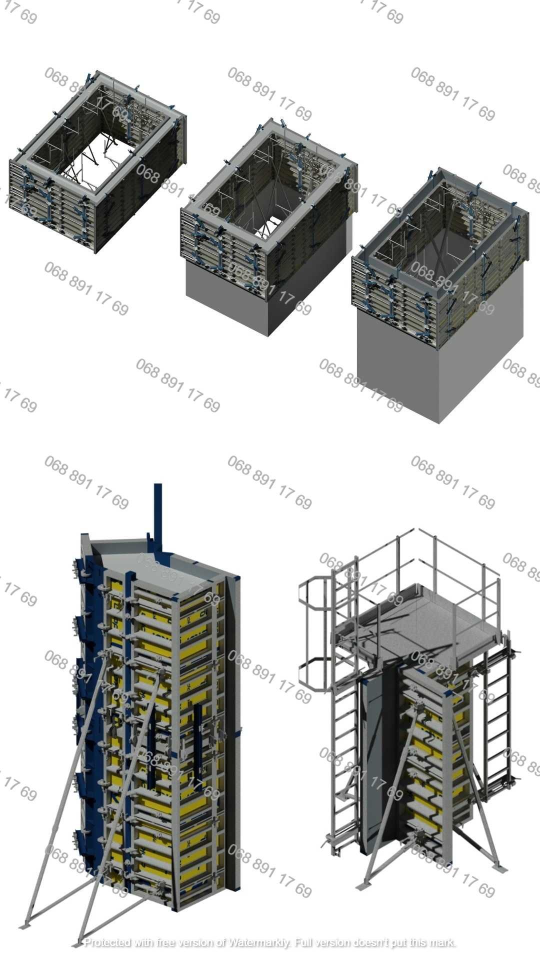 Аренда опалубки Doka: стеновая, колонн, перекрытия, дугообразующая