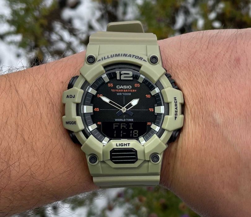 Годинник тактичний Casio HDC-700-3A3 новий оригінал койот хакі