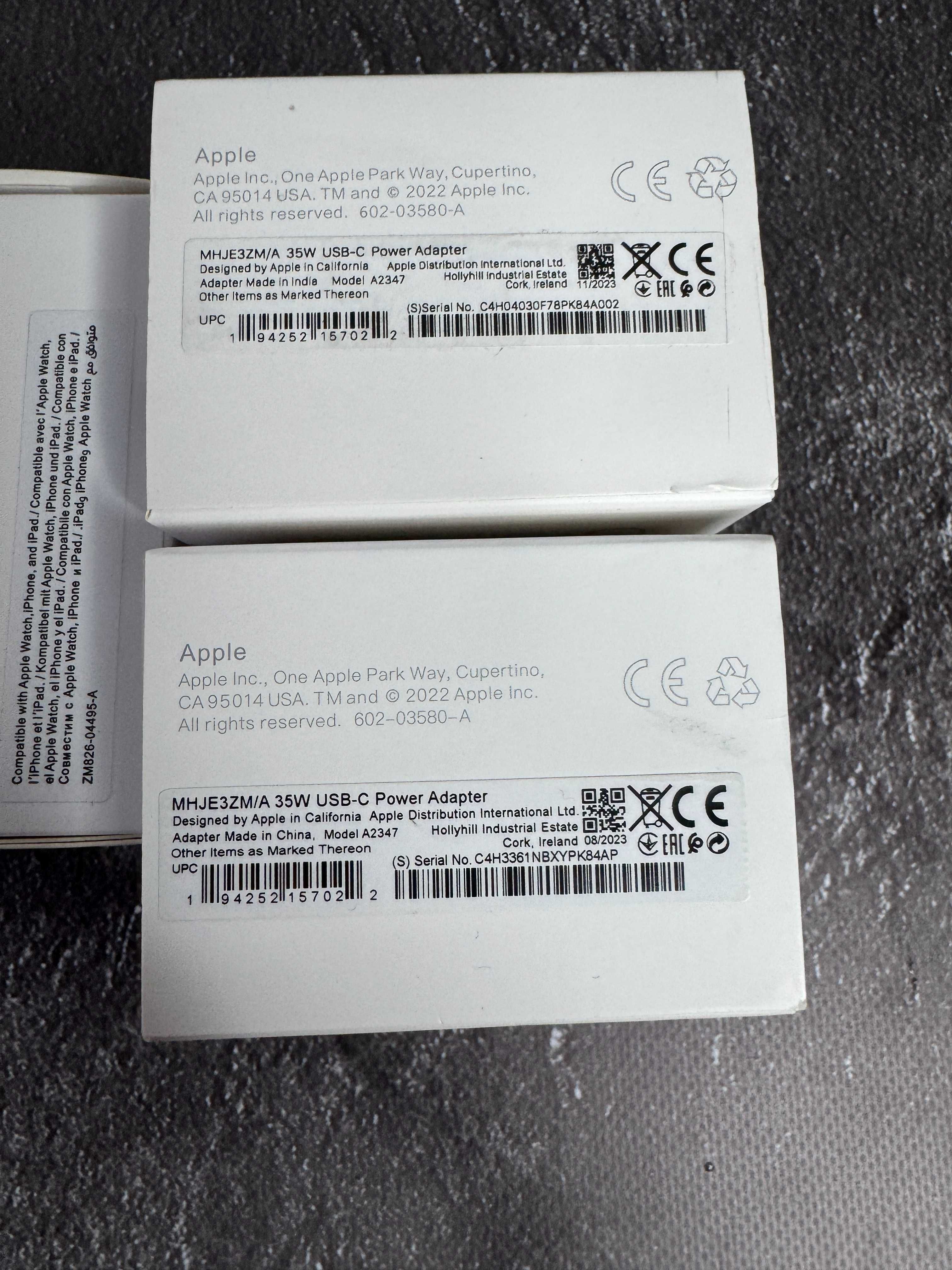 Адаптер 35W USB‑C Original iPhone Быстрая Блок оригинал Гарантія