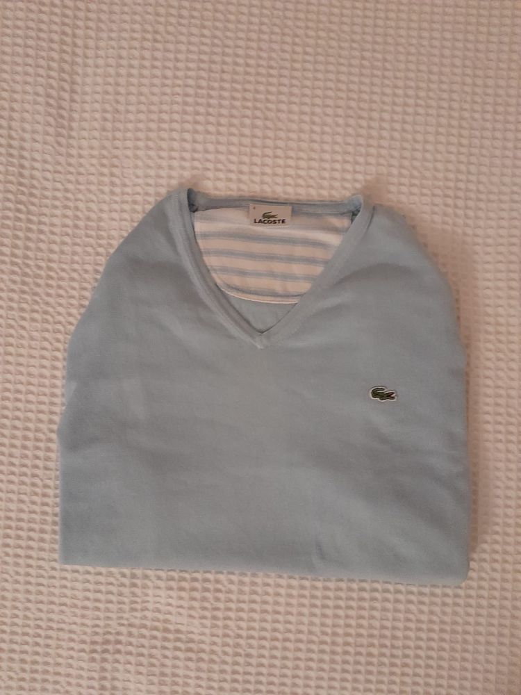 Camisola lacoste azul bebe