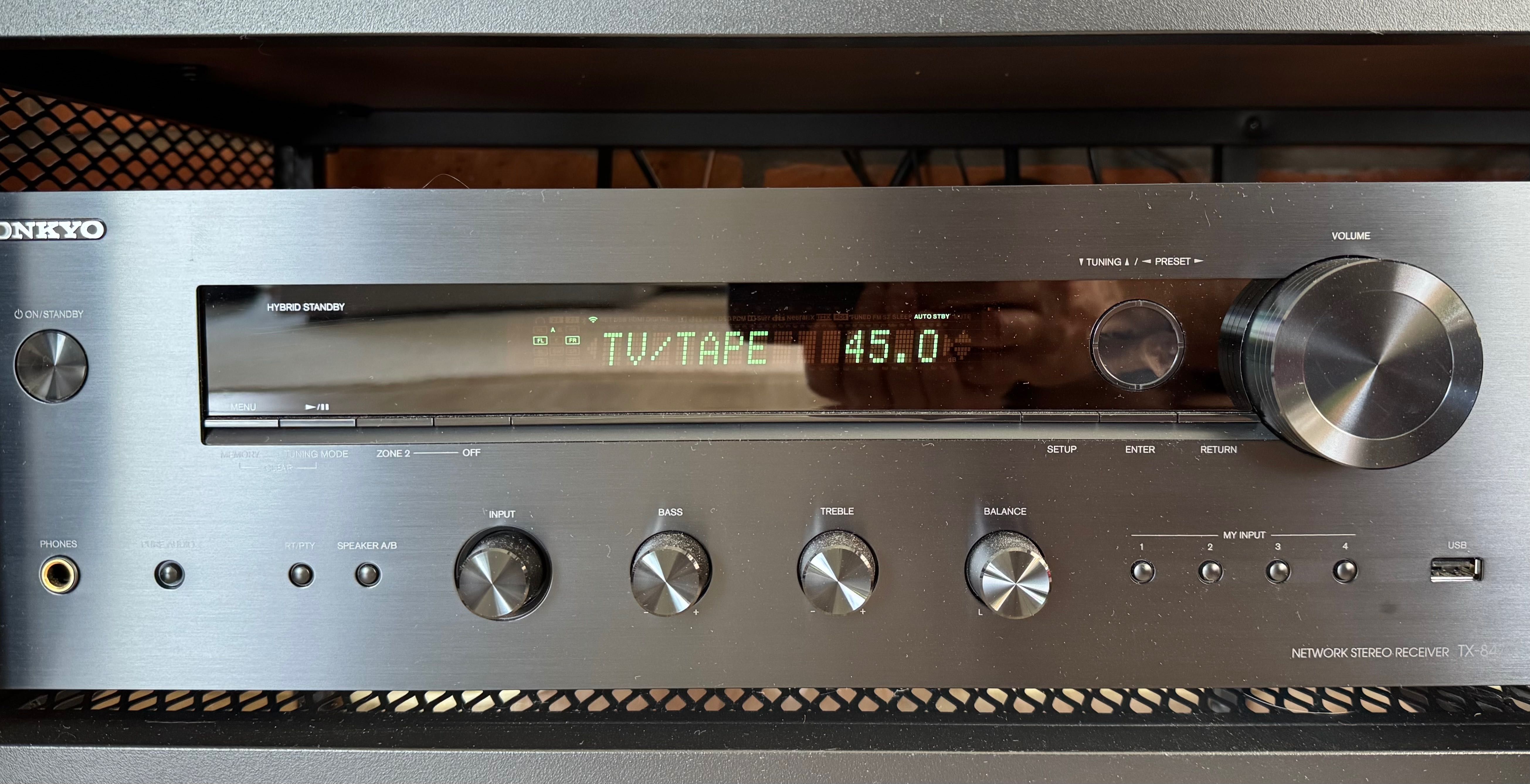 Amplituner stereo Onkyo TX-8470 wraz z CD Onkyo C-7030