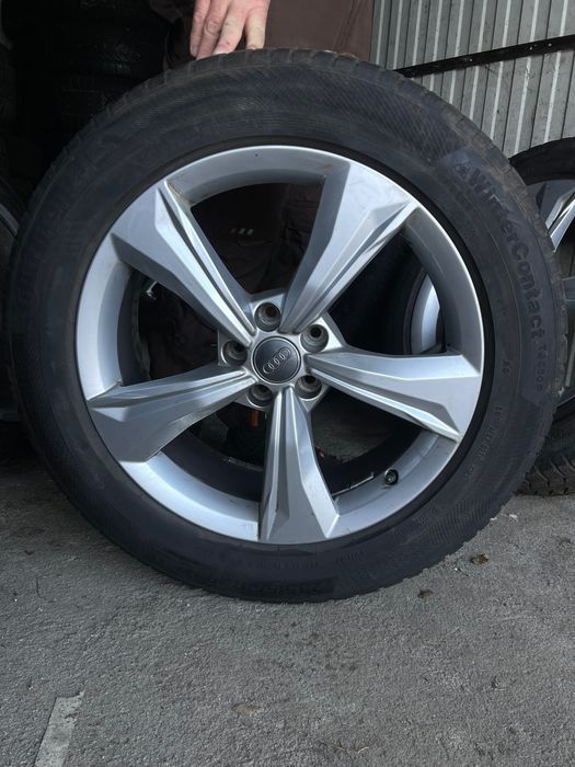 Алюмінієві диски до  AUDI з зимовими шинами Continental 235/55R19H