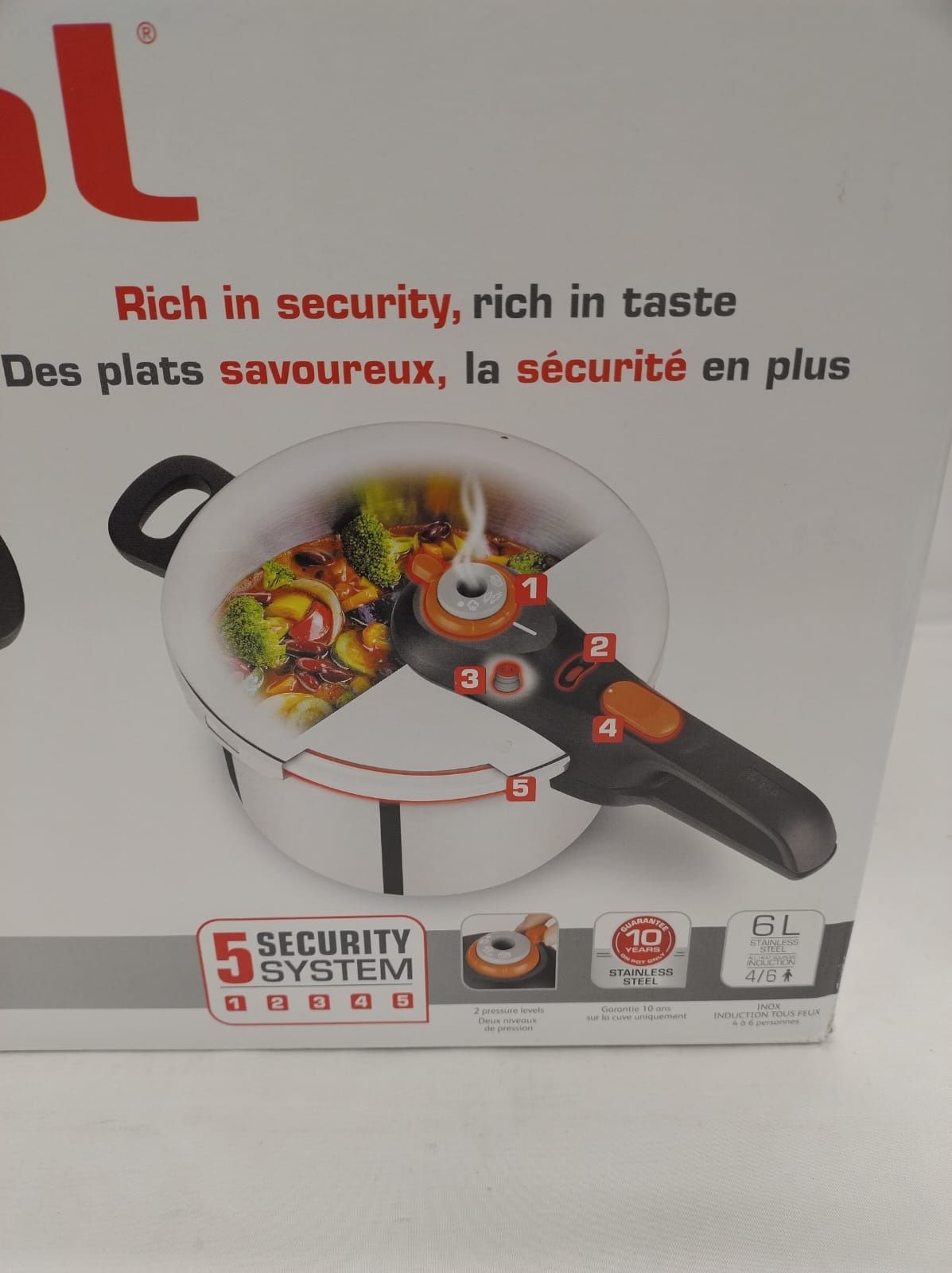 Tefal szybkowar 6 L secure click