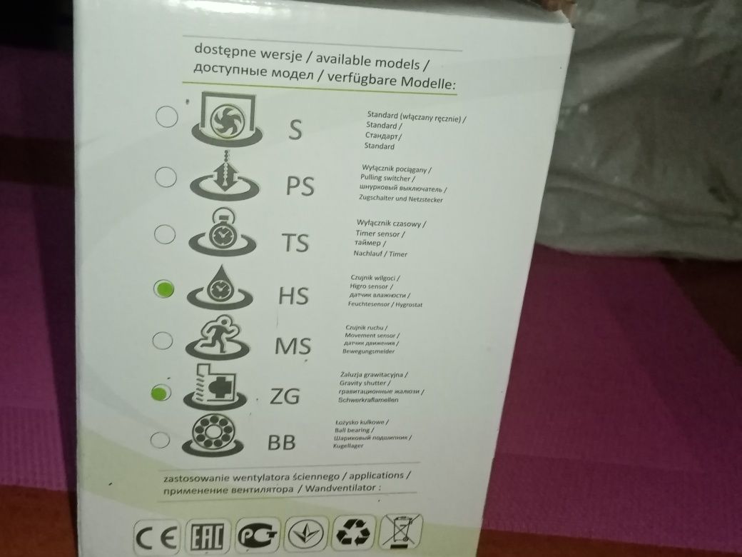 Wentylator łazienkowy cena 30   średnica 100