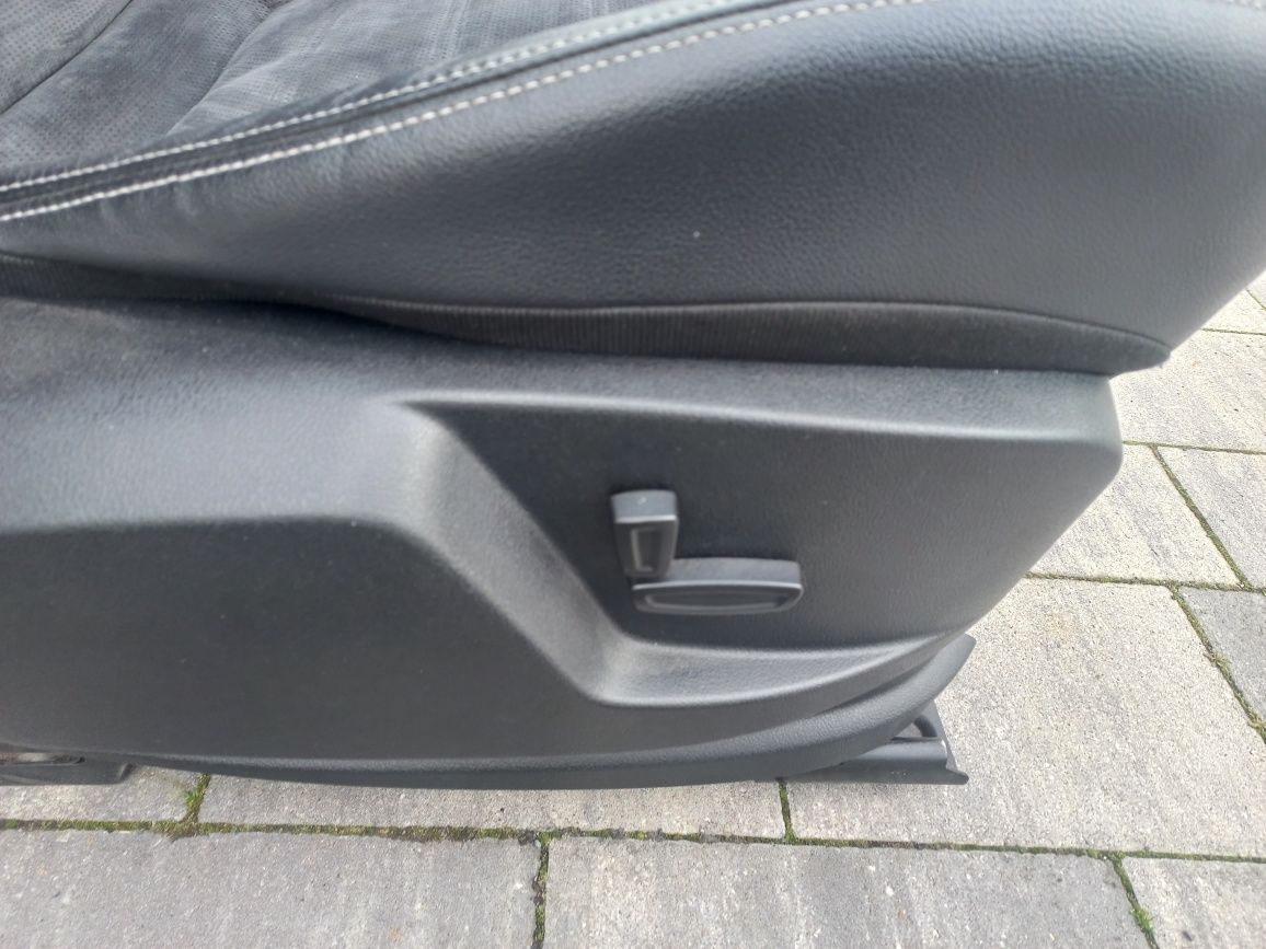 Fotele skóra alkantara wentylowane pamięć ford s-max galaxy