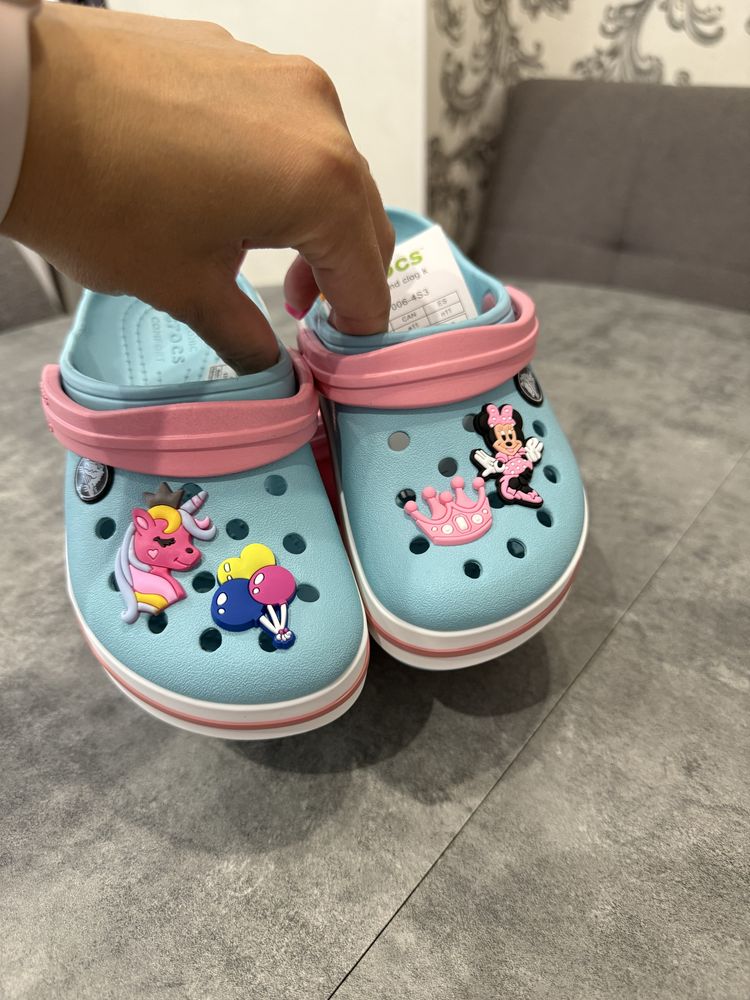 Сабо Крокси для дівчинки Crocs С9 C10 C11 C12