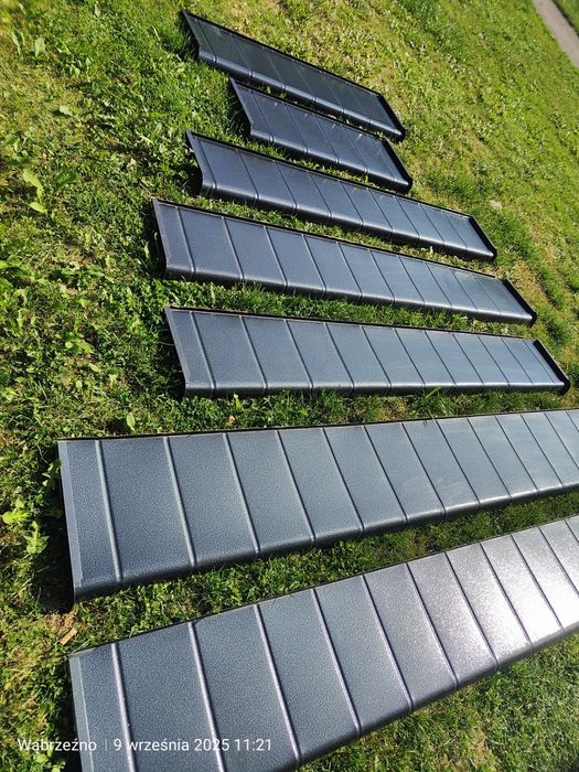 Parapety zewnętrzne aluminiowe
