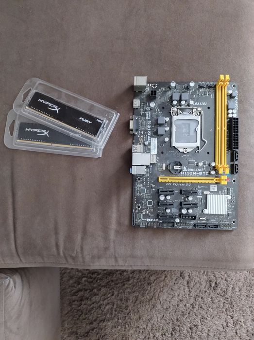 Продам материнську плату biostar h110 1151
