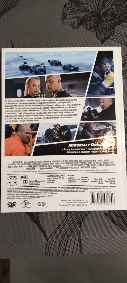 Film Szybcy i wściekli 8 DVD