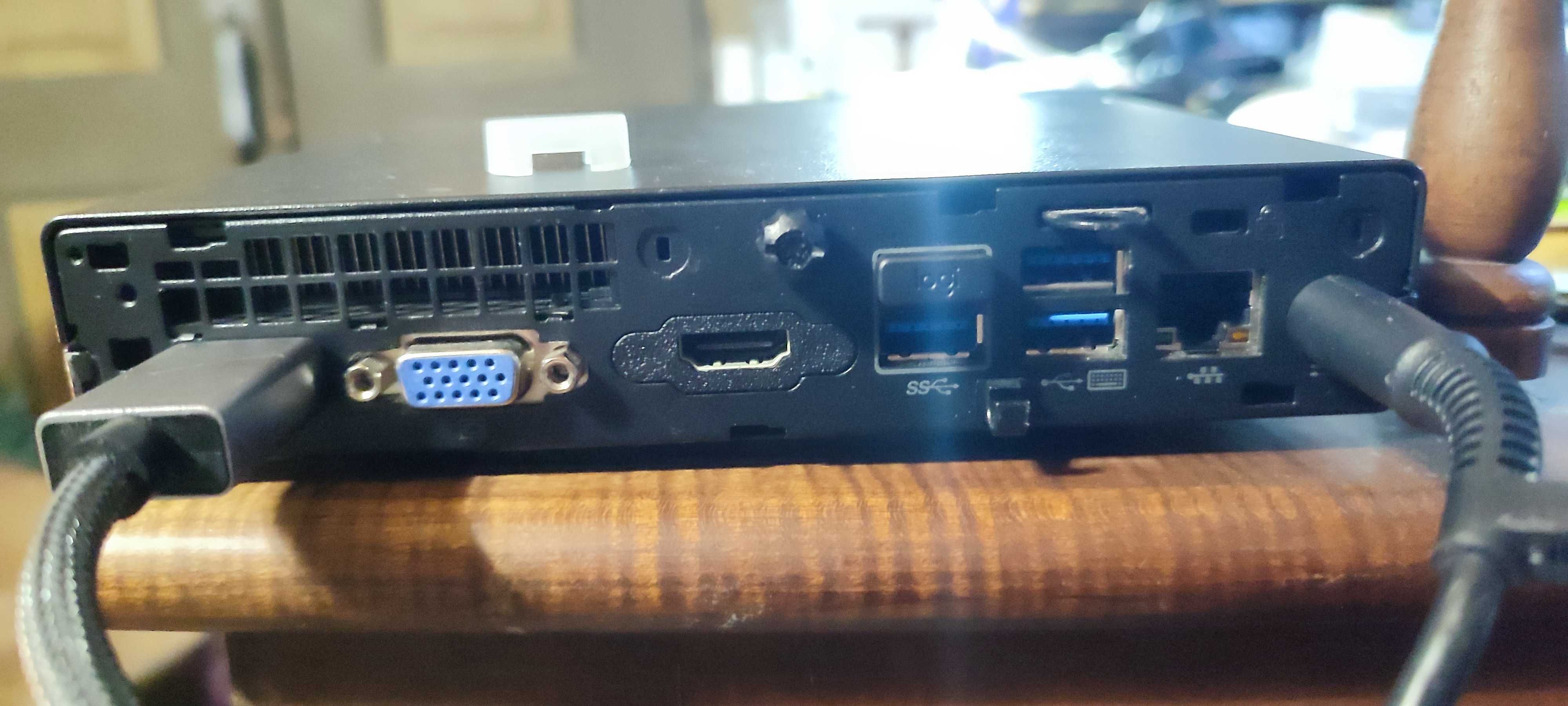 HP600G2 MiniPC i3-6ª geração 16GbRAM Discos de 128Gb NVME e 1Tb HDD