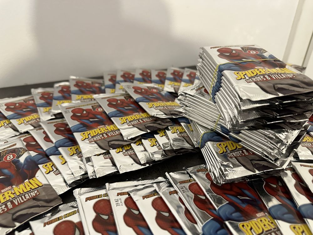 Spider man cards , busters / Карточки Человек Паук , англоязычные